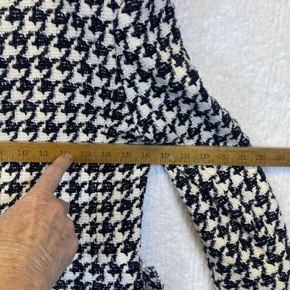 Veronica Beard Black and White Houndstooth Blazer sz 4 - Picture 10 of 14
